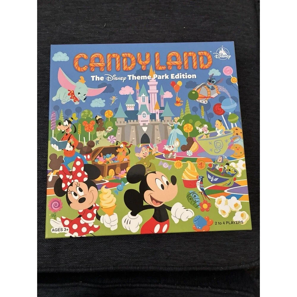 Disney Parks Theme Park Edition Candyland Board Game Mickey Minnie Mouse NEW